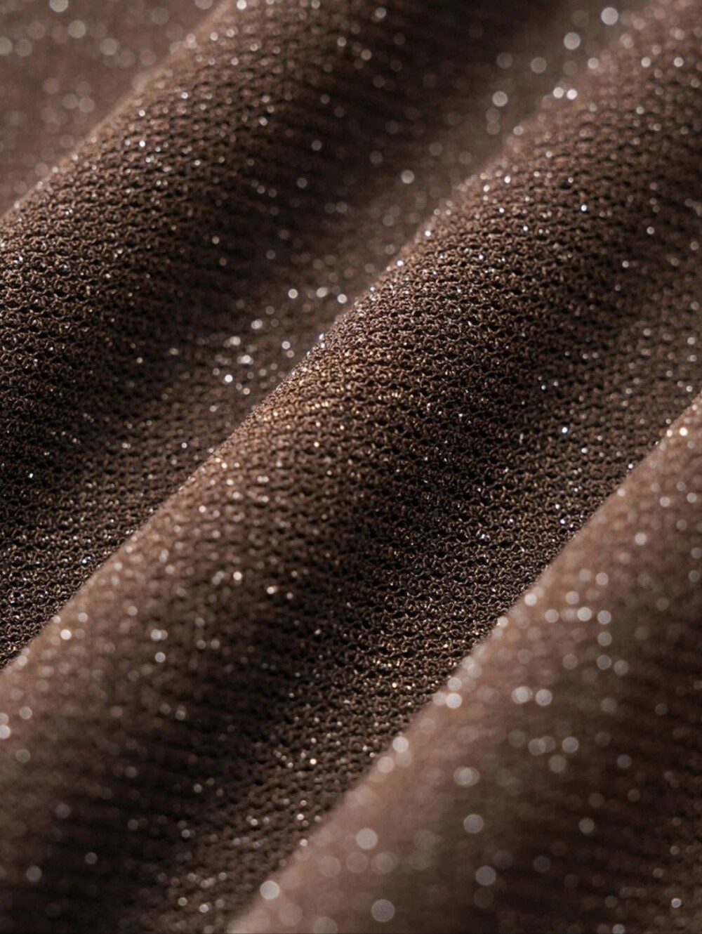 BERLOOK DARK COFFEE SHIMMER COVER UP SKIRT NWT WOMENS SIZE MEDIUM - Picture 7 of 16